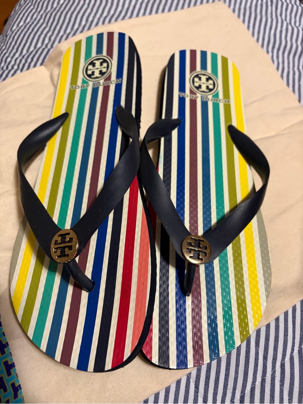 Tory Burch women’s flip flops size 10